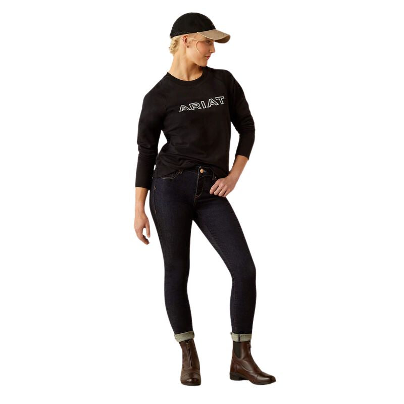 Ariat Benicia Sweatshirt In Black - Lifestyle
