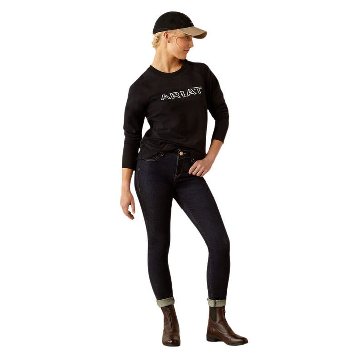Ariat Benicia Sweatshirt In Black - Lifestyle