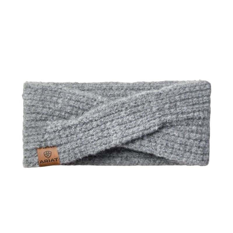Ariat Chilton Headband In Heather Grey