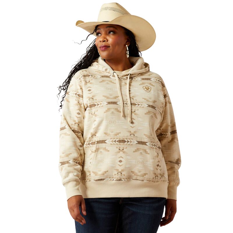 Ariat Women's  Logo 2.0 Hoodie In Sandstone - Lifestyle