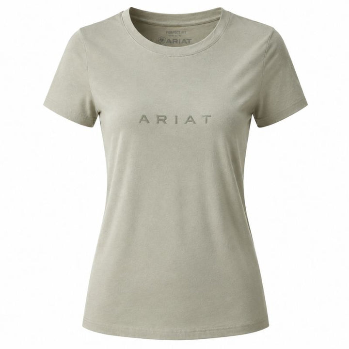 Ariat Women's The Logo SS T-shirt In Oil Green