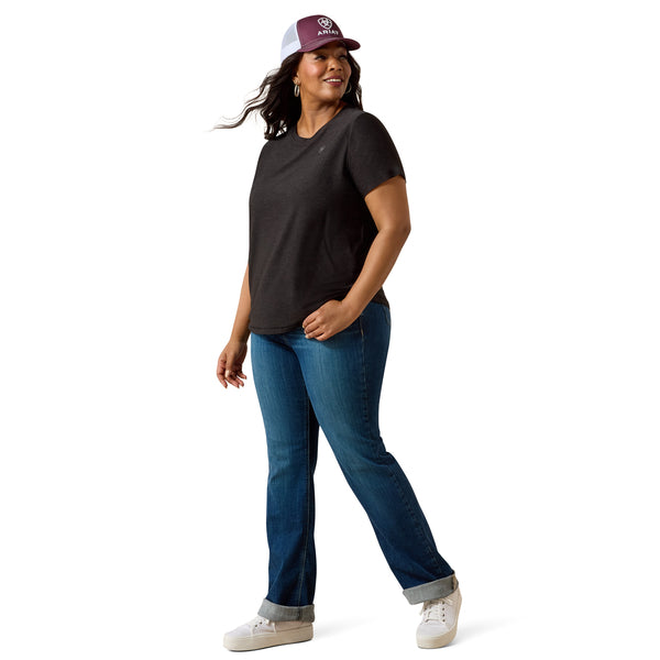 Ariat Women’s Laguna Logo T-Shirt – Black | Lightweight Breathable Performance Tee