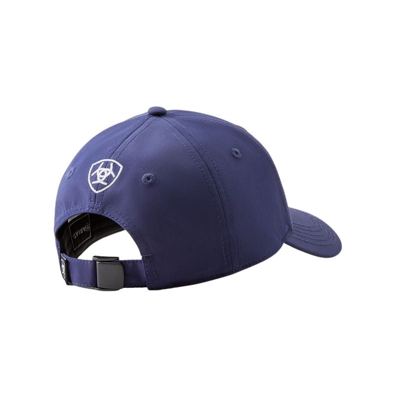 Ariat shield performace cap in navy - rear