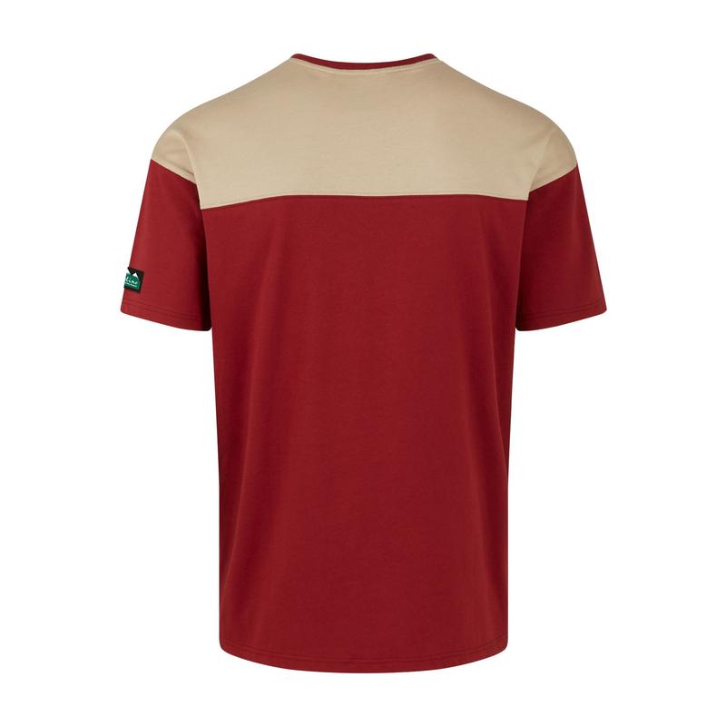 Ridgeline Unisex Backslider T-Shirt in Rhubarb Back