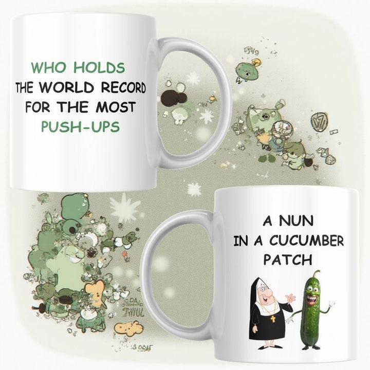 Rude Funny Nun Mug