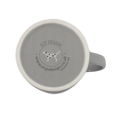 Ceramic Grey Dachshund Mug Bottom