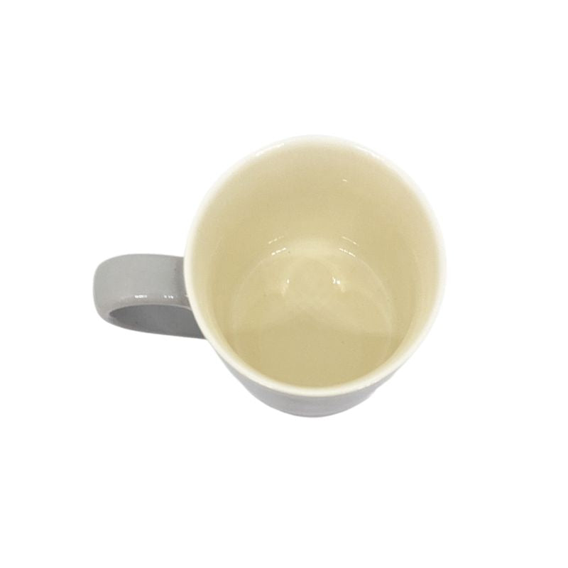 Ceramic Grey Dachshund Mug Inside