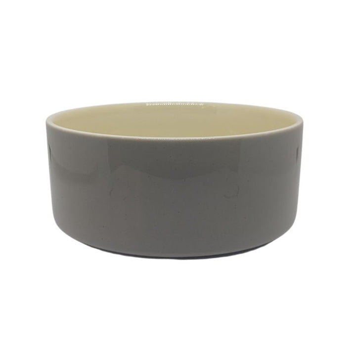 Ceramic dog food bowl by Bailey & Friends Back