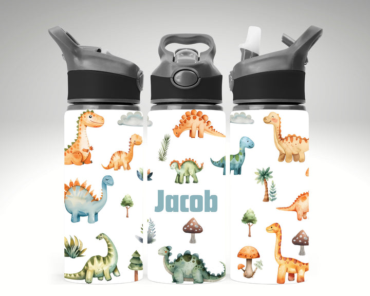 Personalised Dinosaur Water Bottle