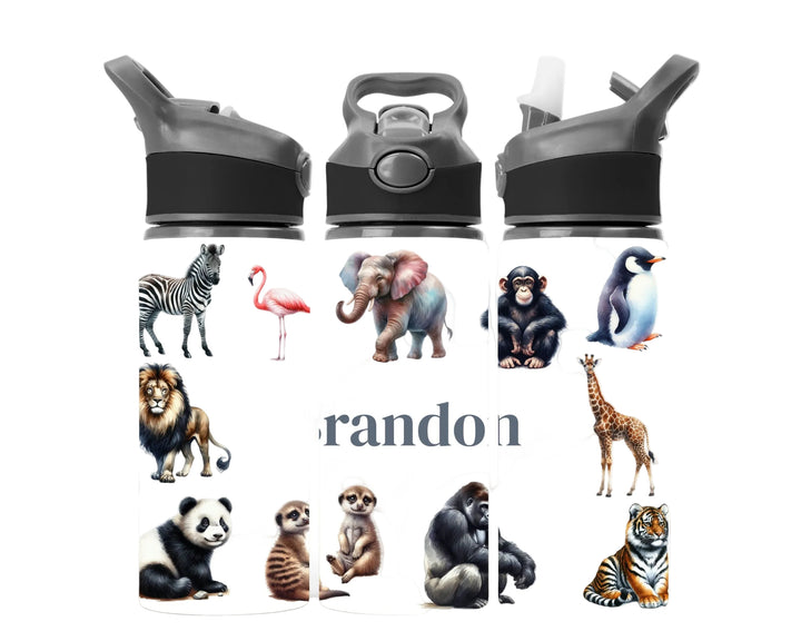 Personalised Animal Water Bottle