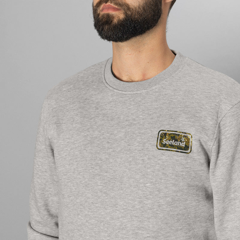 Cryo Sweatshirt Dark Grey Melange Close