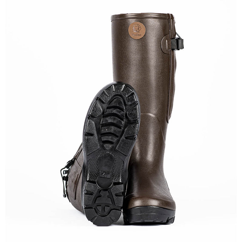 Dedito Wellies in Brown Sole