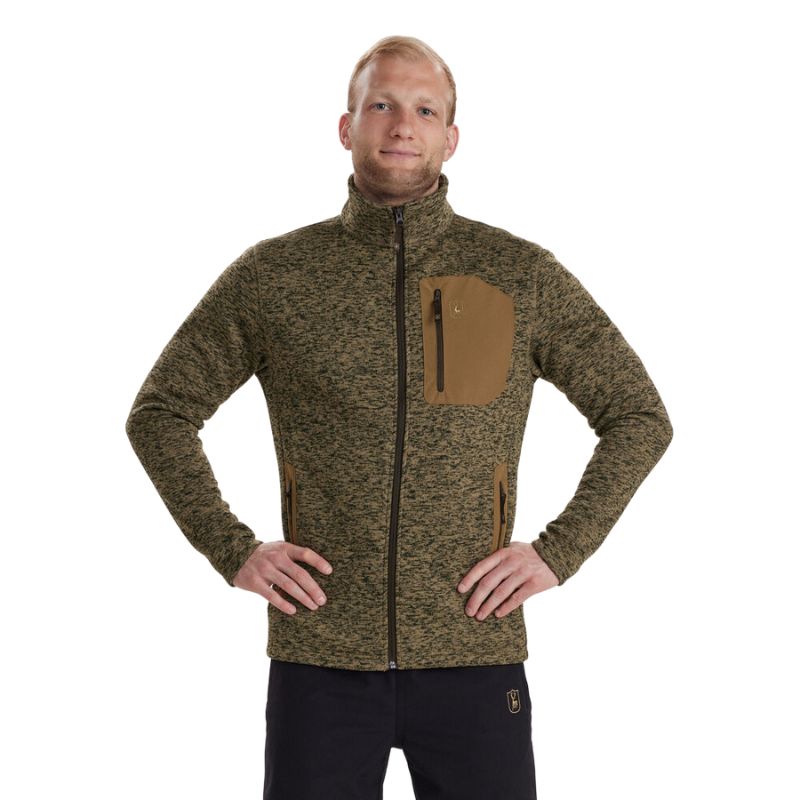 Deerhunter Butternut Sarek Knitted Jacket Front Model