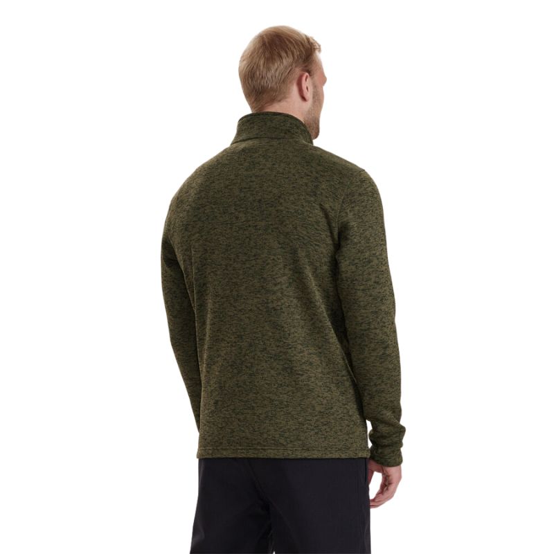 Deerhunter Olive Sarek Knitted Jacket Back Model