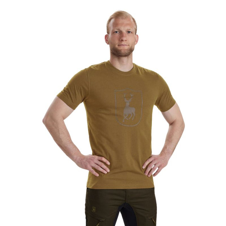 Deerhunter Butternut Logo T-Shirt Front Model