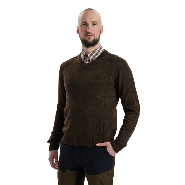 Deerhunter Dark Elm Sheffield Jumper Front Model