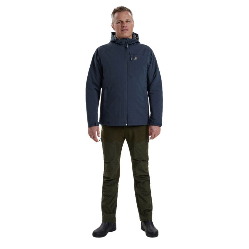 Deerhunter Denver Winter Jacket In Dark Blue Front
