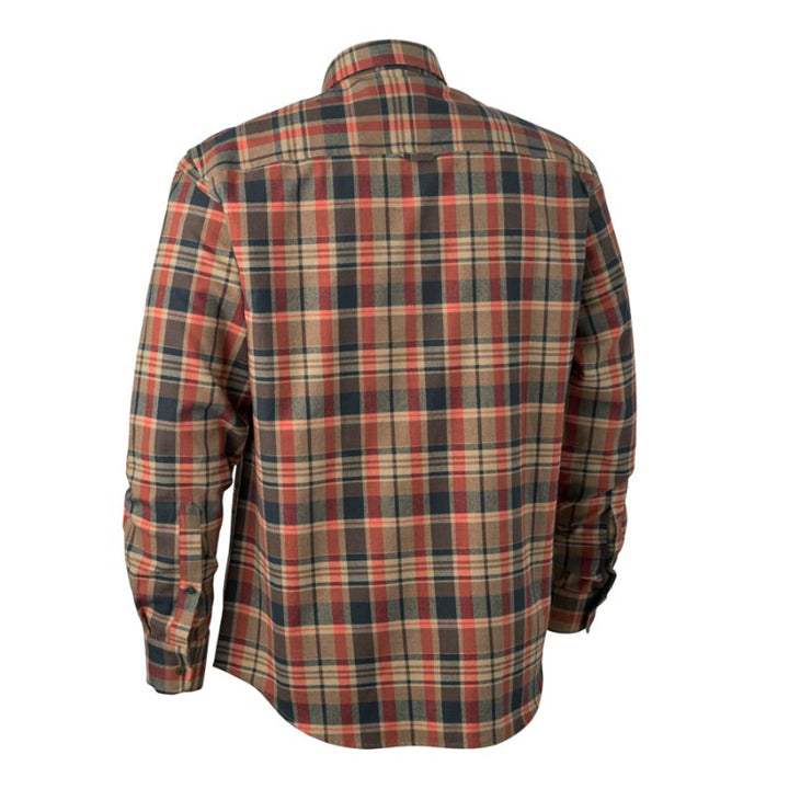 Deerhunter Hektor Shirt Orange Check Back