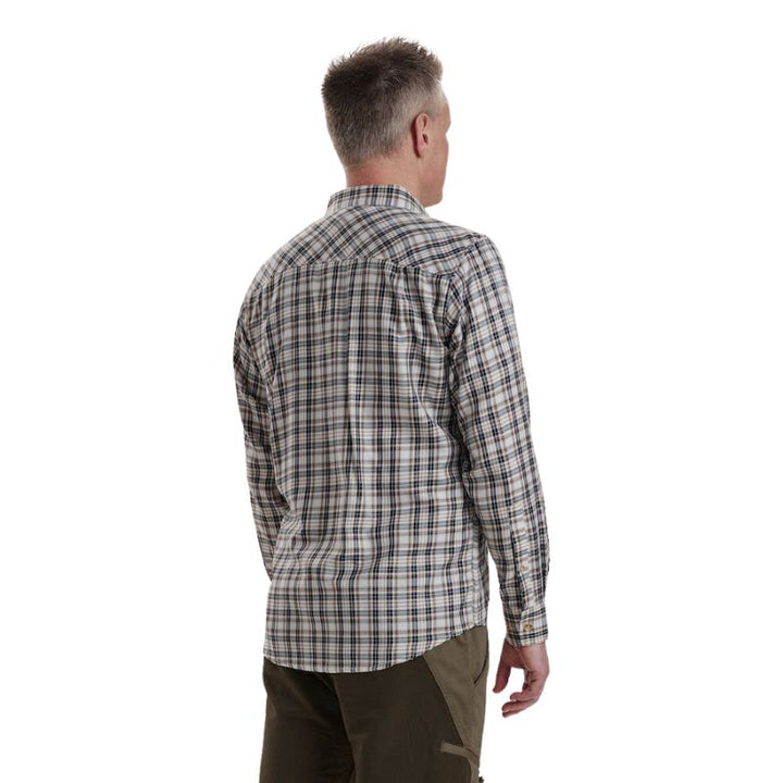 Deerhunter Jose Shirt in Blue Check Model Back
