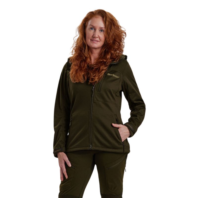 Deerhunter Lady Excape Softshell Jacket Model Front