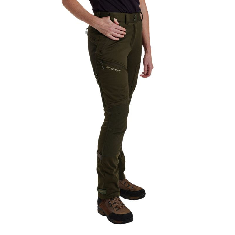 Deerhunter Lady Excape Softshell Trousers Model Front