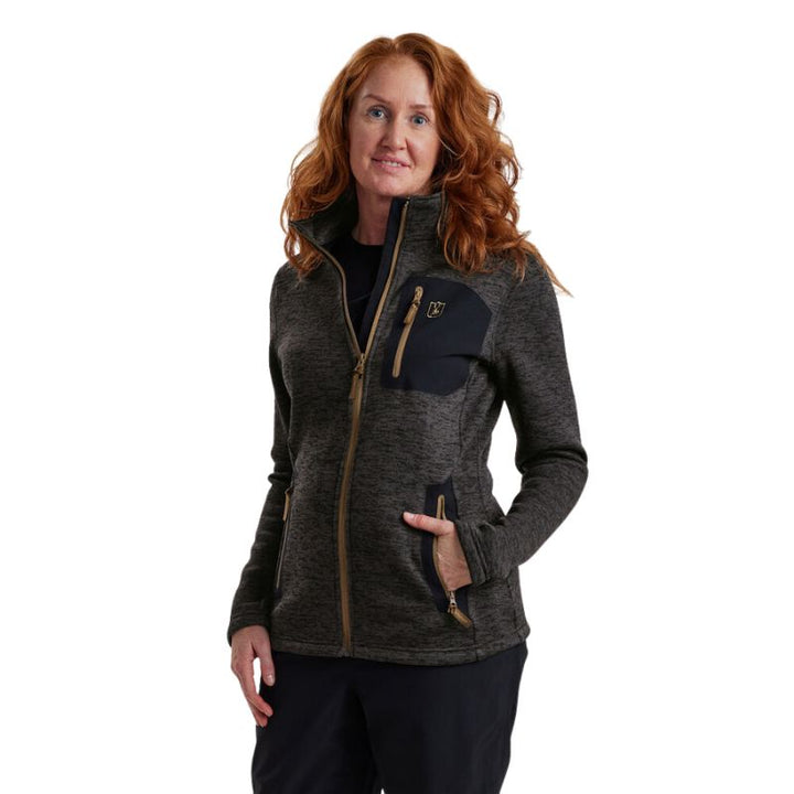Deerhunter Lady Sarek Knitted Jacket Model Front