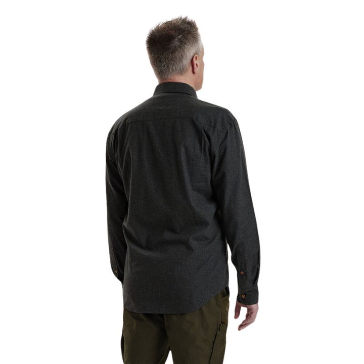 Deerhunter Liam Shirt in Ink Black Back Model