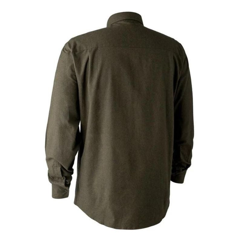 Deerhunter Liam Shirt in Tarmac Green Back