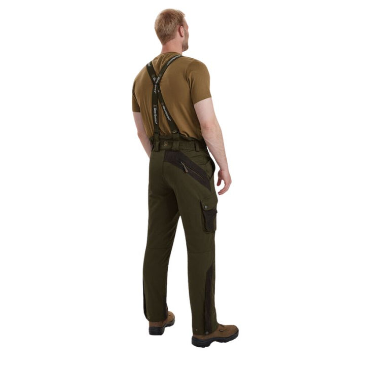 Deerhunter Muflon Trousers in Art Green Back Model