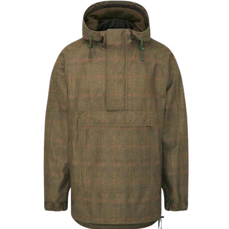 Alan Paine Mens Technical Tweed Shooting Smock In Oak