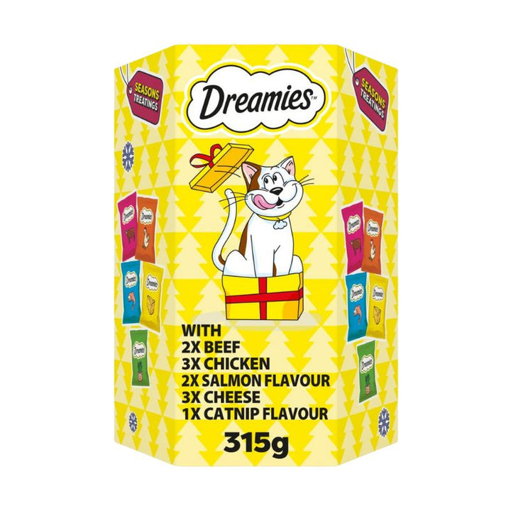 DREAMIES Christmas Gift Box Cat Treats