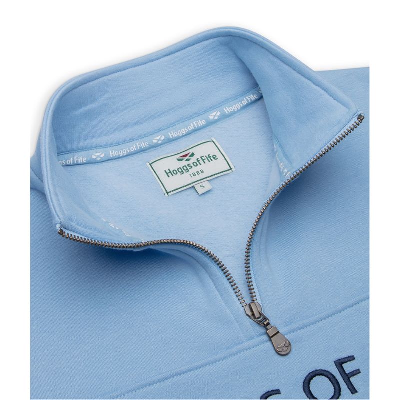 Dumfries 1888 Ladies 1/4 Zip Sweatshirt Blue