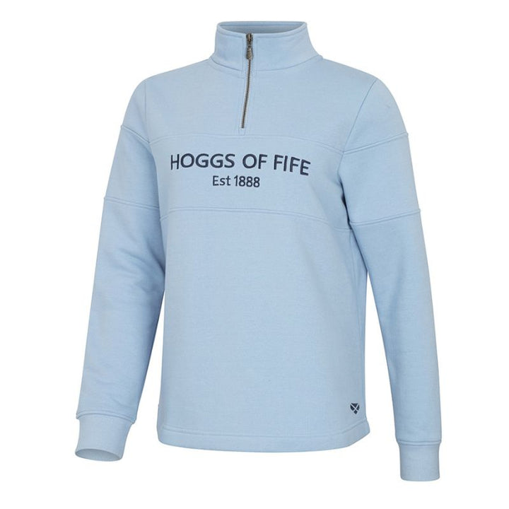 Dumfries 1888 Ladies 1/4 Zip Sweatshirt Blue