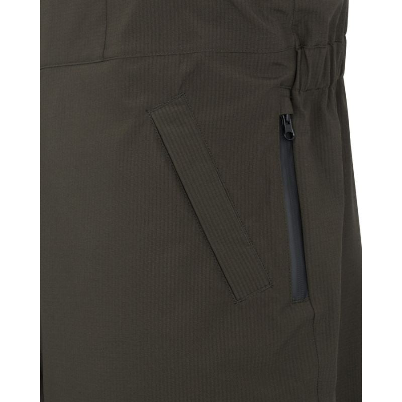 Hoggs Of Fife Green King II Thermal Bib & Brace In Green - pockets