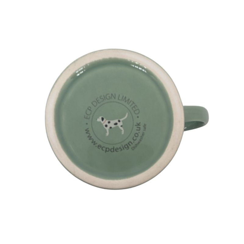 Hen Mug 250ml in Green by Bailey & Friends Bottom