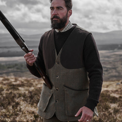 Hoggs Of Fife Kinloch Tweed Waistcoat Use