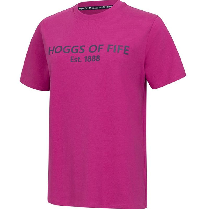 Hoggs Of Fife Stella Printed T-Shirt In Berry