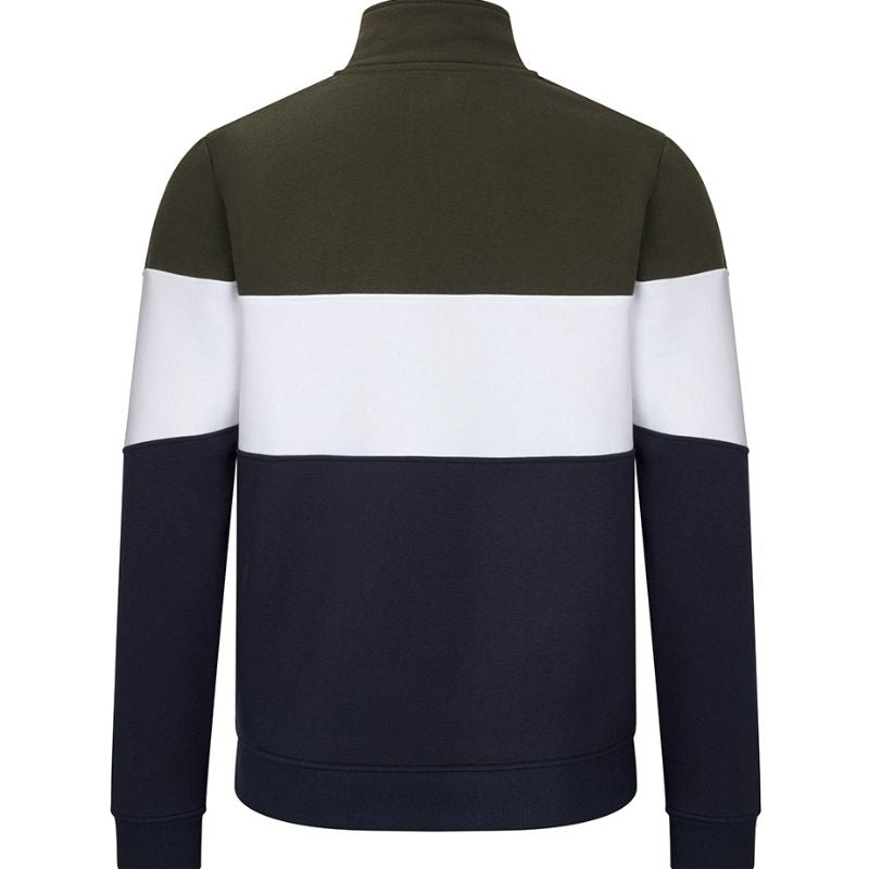 Hoggs Of Fife Dumfries 1888 Gents 1/4 Zip Sweatshirt In Forest