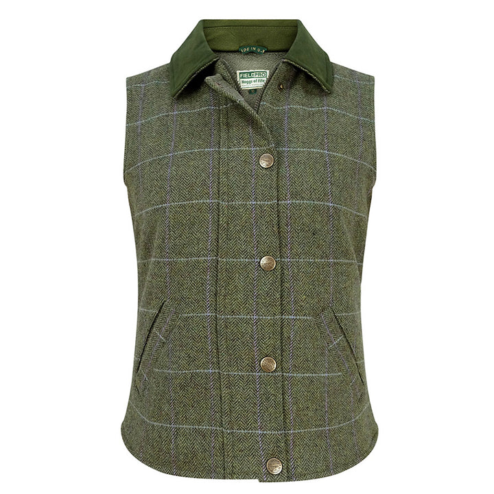 Hoggs of Fife Albany Lambswool Waistcoat Front