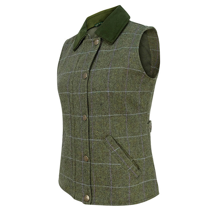 Hoggs of Fife Albany Lambswool Waistcoat Side