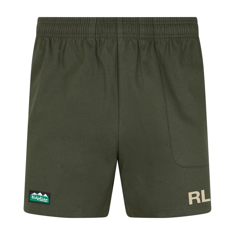 Ridgeline Unisex Hose Down Shorts in Olive Front