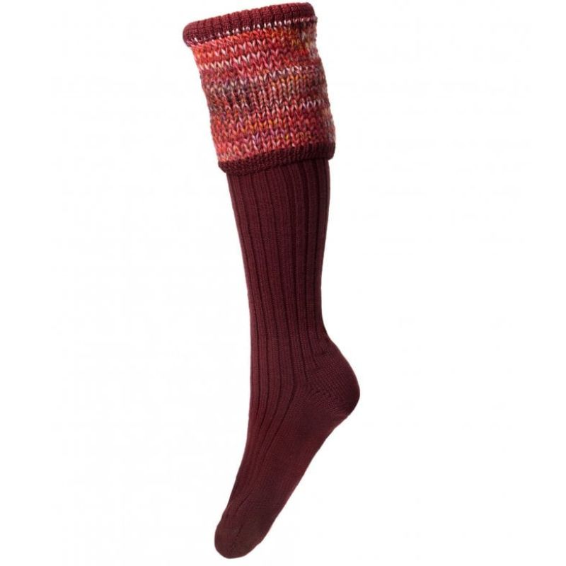 House of Cheviot
Lady Katrine Socks ~ Burgundy