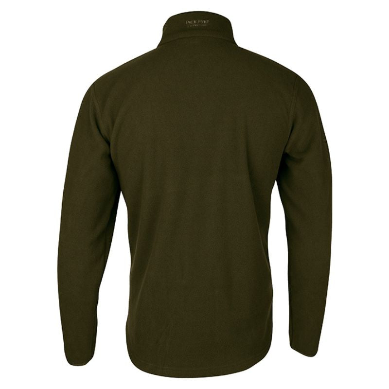 Jack Pyke Country Fleece Top Dark Olive - Rear