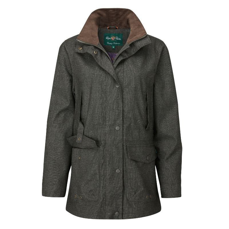 Ladies Fernley Field Coat In Hopsack