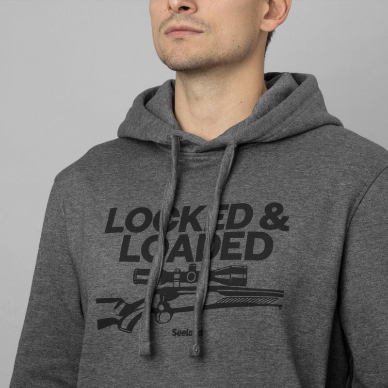 Loaded Hoodie in Grey Melange Close