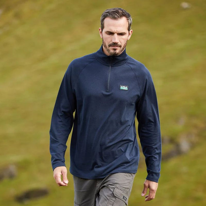 Ridgeline Men's
Baseline Pull-on Zip Top - Lifestyle