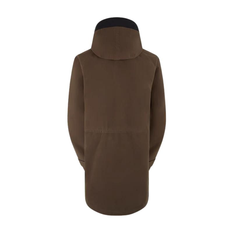 Ridgeline Mens Classic Smock In Bark - Rear