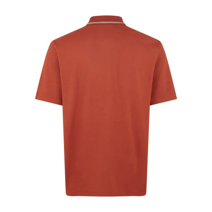Ridgeline Mens Kilworth Polo Top Russet - back