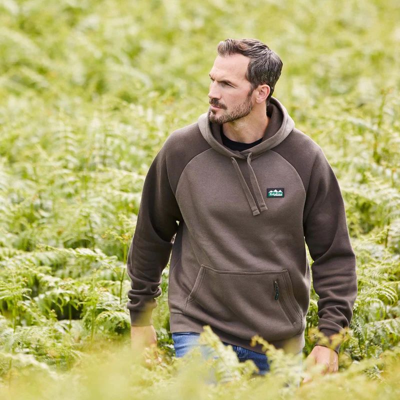 Ridgeline North Island Hoodie In Light Bark - Lifestyle