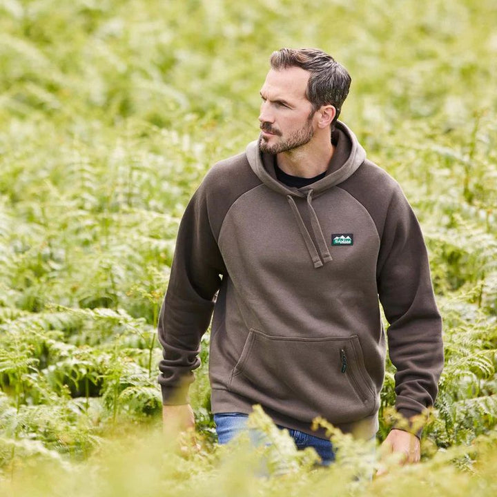 Ridgeline North Island Hoodie In Light Bark - Lifestyle